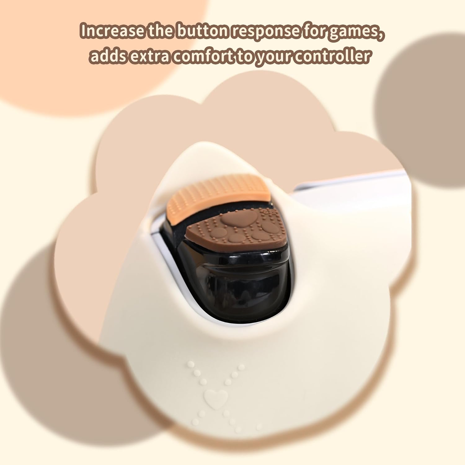 GeekShare PS5 Controller Skin Set Soft Silicone Protective Cover Case for PS5 Wireless Controller with 2 Thumb Grip Caps and 2 Stickers - Image 2