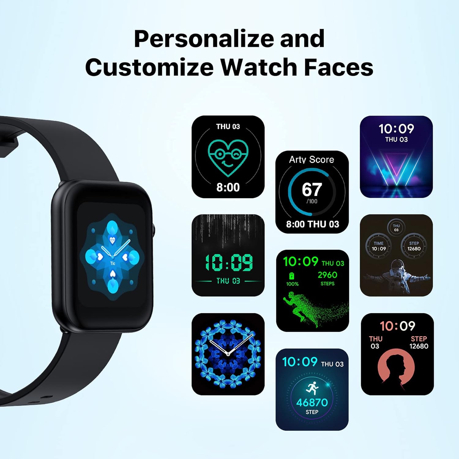 Ticwatch GTH Pro Smartwatch for Men Women Arty Heart Health and Dual Sensor Technology 5ATM Waterproof GPS Fitness Tracker with Heart Rate & Sleep Monitor iOS/Android Compatible - Image 6