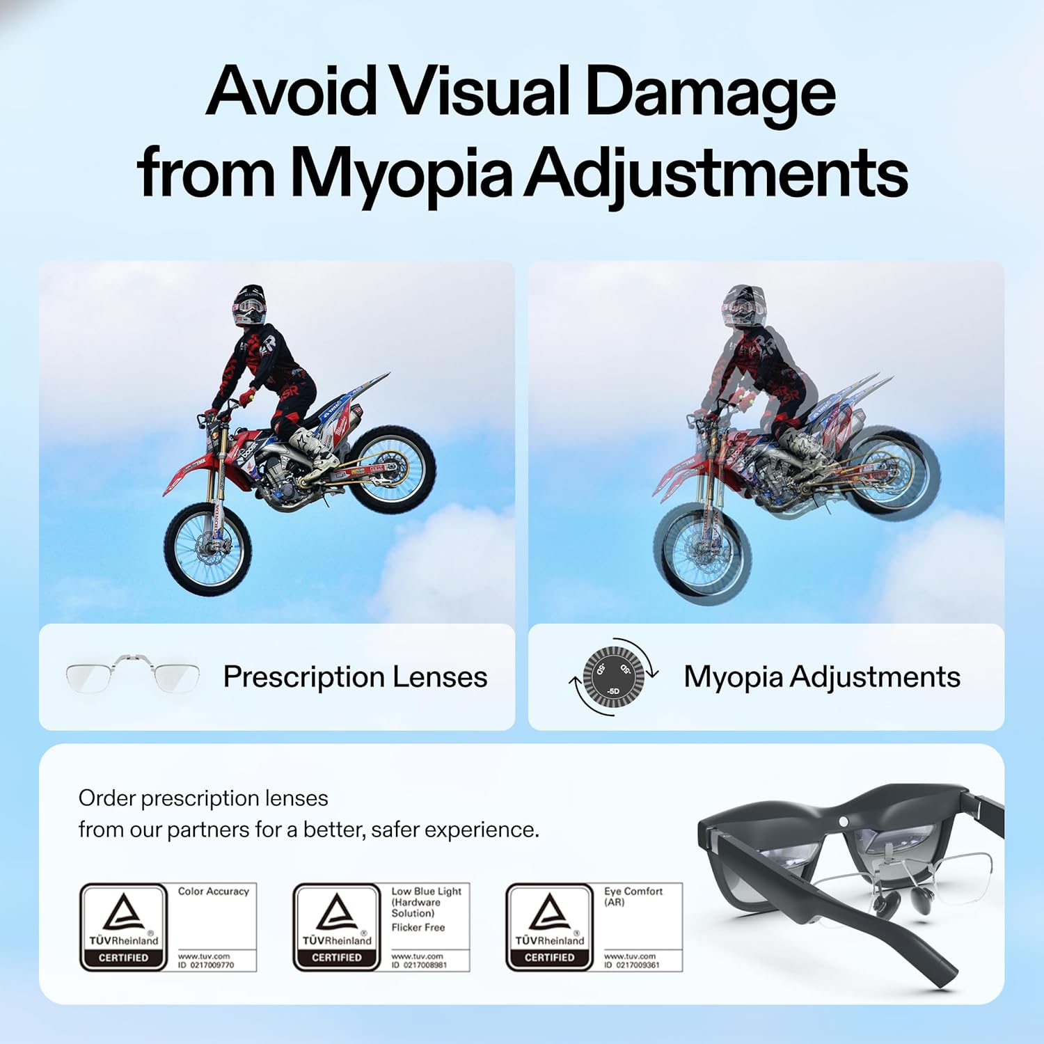 XREAL Air 2 Pro AR Glasses|46° FOV, 130" 120Hz HD Display, True Colors, Cinematic Sound, All-Day Comfort. Compatible with iPhone 16/15, Steam Deck, ROG, Mac, PC, Android & iOS - Image 8